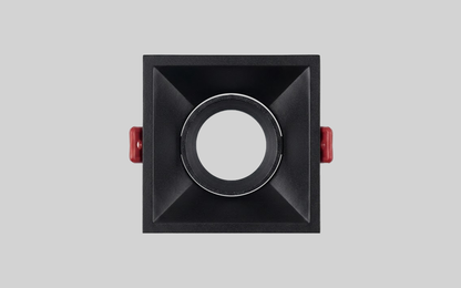 Downlight Casing Easy Replace - Square Black